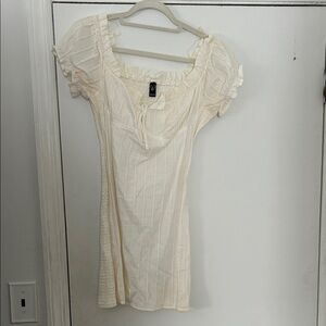 Windsor Cream Mini Dress